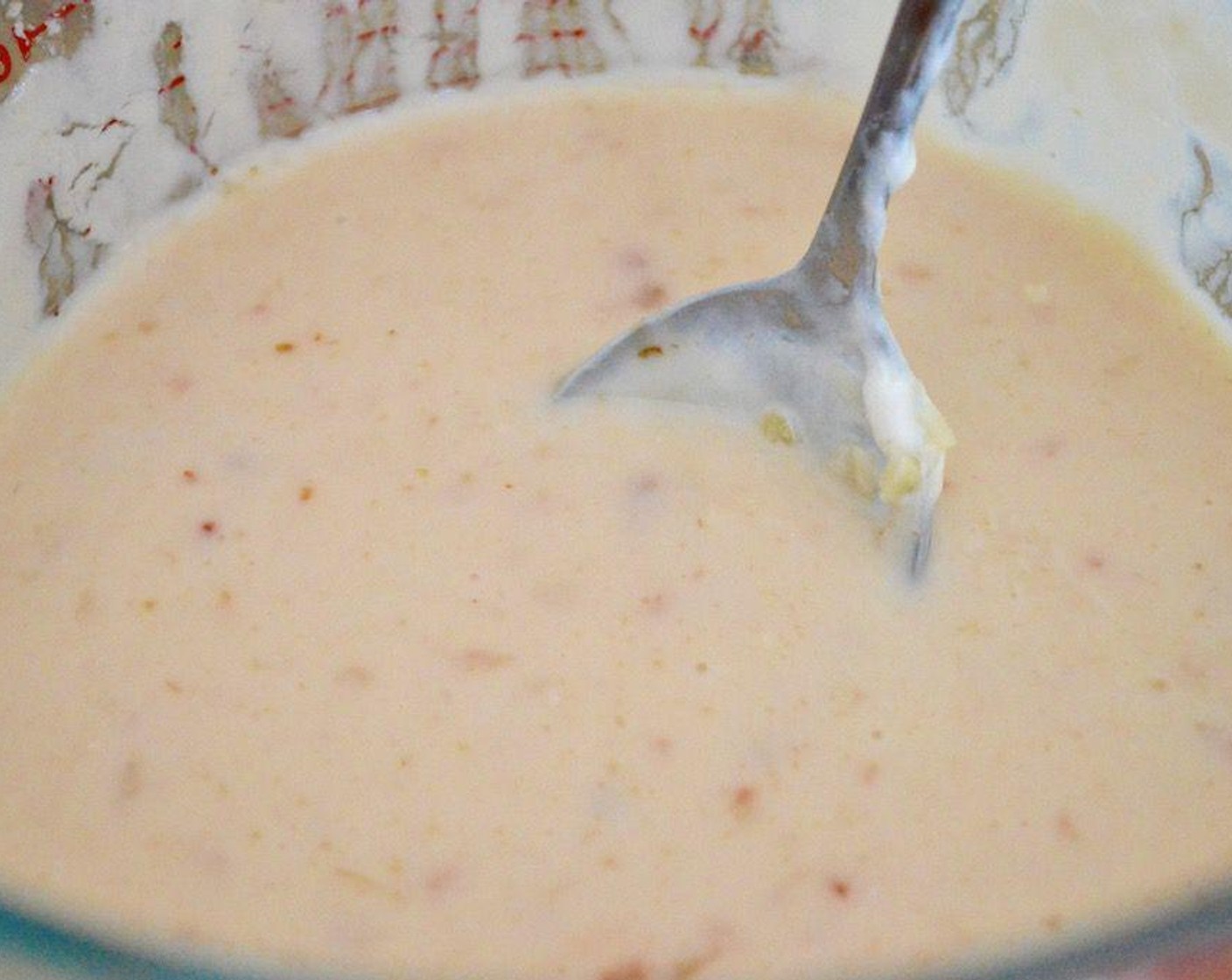 step 1 Simply stir Plain Greek Yogurt (1/2 cup), Thai Sweet Chili Sauce (1/2 cup), Lime (1), Garlic Powder (1/2 tsp), Dried Onions (1/2 tsp), Crushed Red Pepper Flakes (1 pinch), Salt (1 pinch), Worcestershire Sauce (1/4 tsp), Low-Sodium Soy Sauce (1/4 tsp) and set it aside.