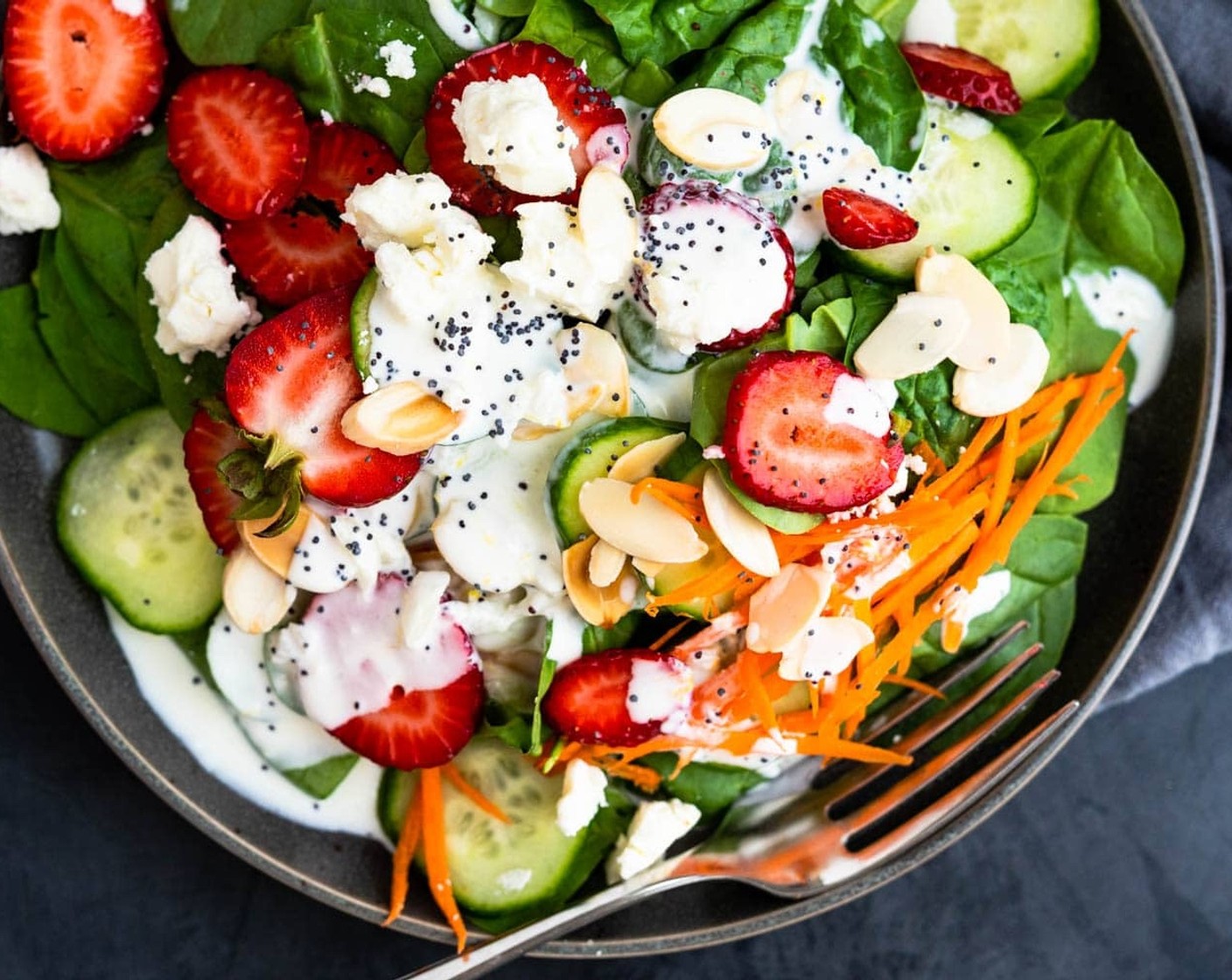Summer Strawberry Poppy Seed Salad